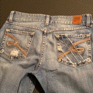 BKE Medium Wash, Slight Distressed Ankle Jean